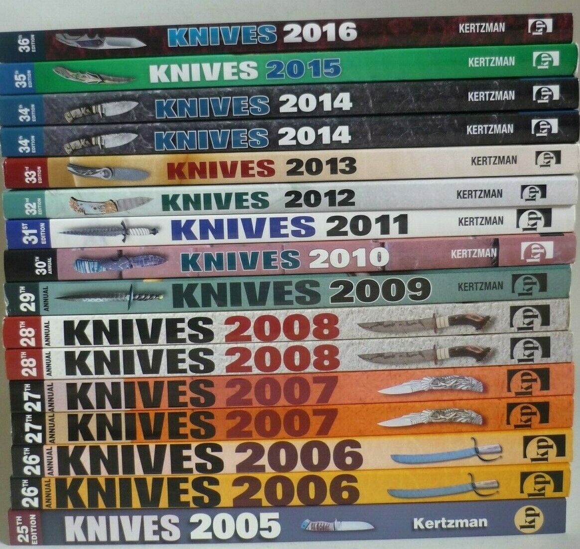 Knives '05 '06 '07 '08 09 10 11 12 13 '14 '15 Or '16 Book By Joe Kertzman Choice