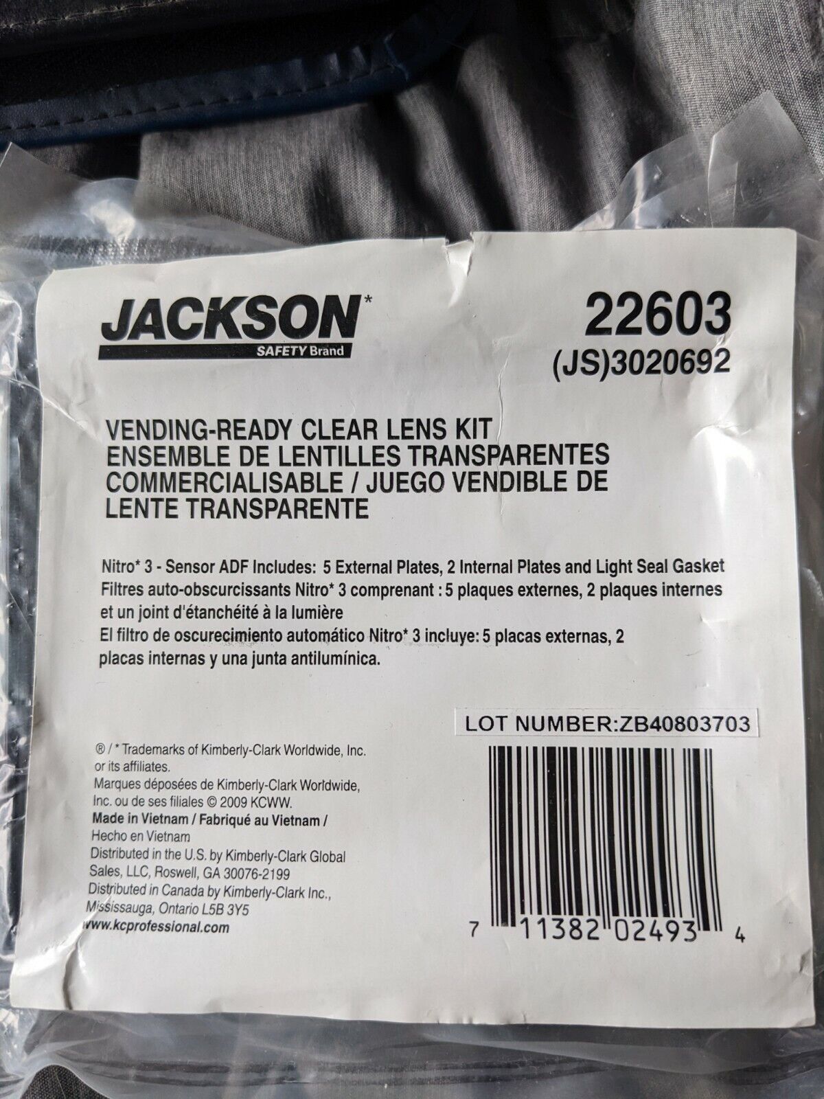 Jackson Welding Lenses 22603 For Jackson Nitro Helmet