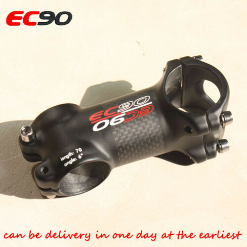 Ec90 Mtb Road Bike Stem 31.8*60-120mm 6/17° Carbon Aluminum Handlebar Stem 1-1/8